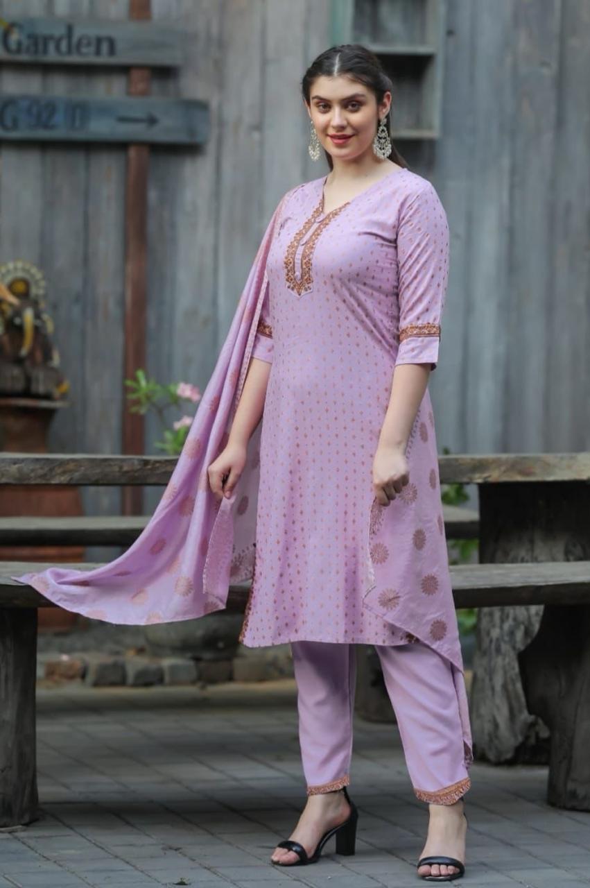 Fvd Sonkali Rayon Prints Designer Kurti With Bottom Dupatta Wholesale Shop In Surat